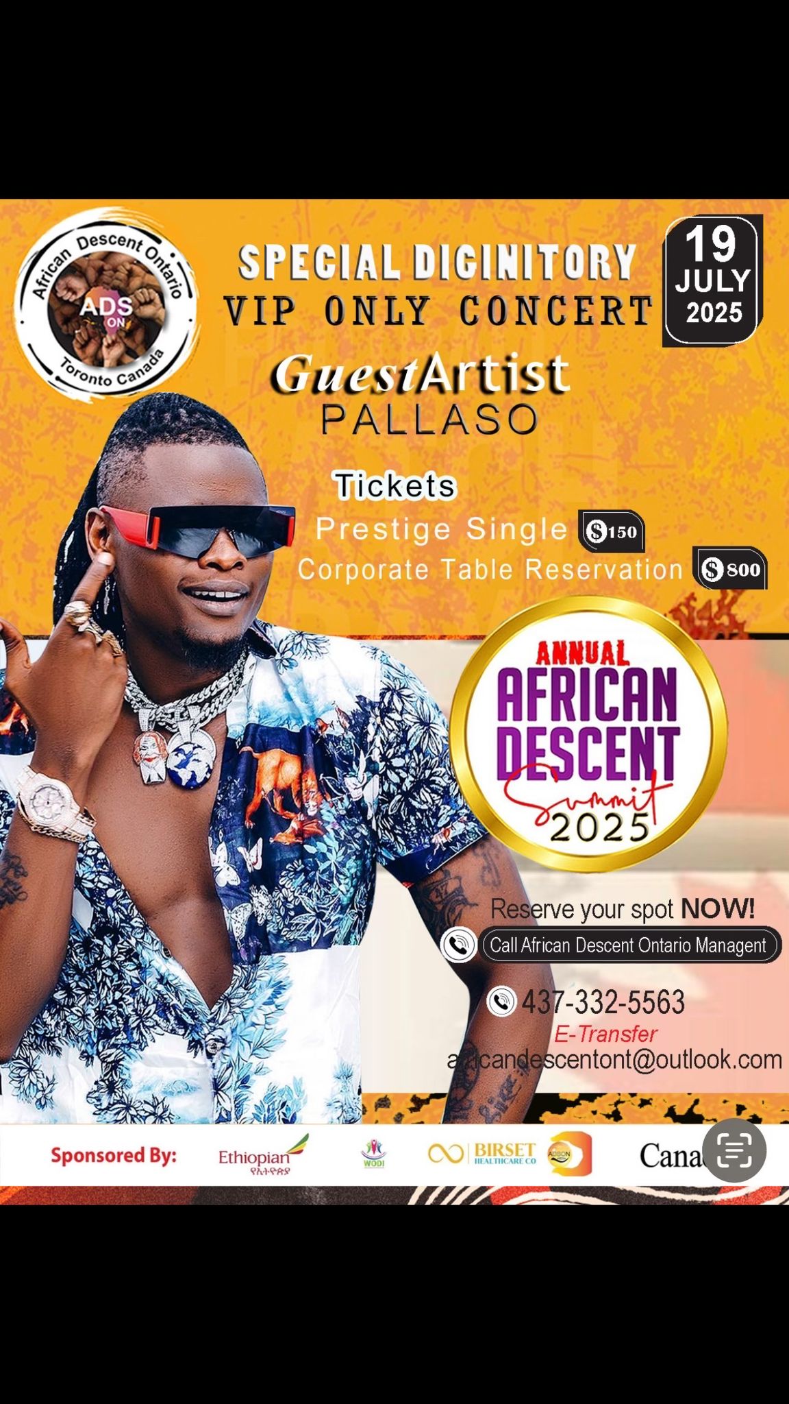 Annual African Descent Summit & Concert 2025